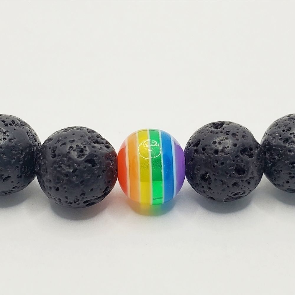 Hand Crafted Adjustable Pride Bracelet - Picture 12 of 12